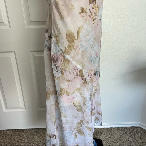 Wayf Womens Rendezvous Cowl Neck Slip Midi Dress - Picture 9 of 9